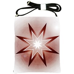 Star Christmas Festival Decoration Shoulder Sling Bag by Simbadda
