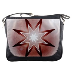 Star Christmas Festival Decoration Messenger Bag by Simbadda