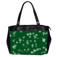 Template Winter Christmas Xmas Oversize Office Handbag (2 Sides) by Simbadda