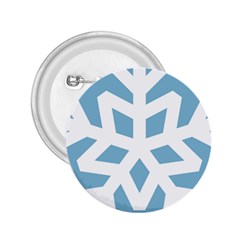 Snowflake Snow Flake White Winter 2 25  Buttons by Simbadda