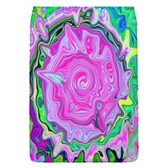 Groovy Pink, Blue And Green Abstract Liquid Art Removable Flap Cover (s) by myrubiogarden