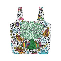 Snowglobe Full Print Recycle Bag (m) by chellerayartisans