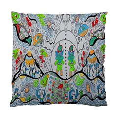 Supersonic Volcano Snowman Standard Cushion Case (one Side) by chellerayartisans