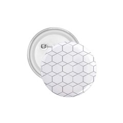 Honeycomb pattern black and white 1.75  Buttons