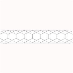 Honeycomb Pattern Black And White Small Bar Mats by picsaspassion