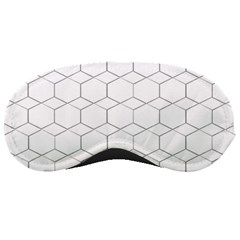 Honeycomb pattern black and white Sleeping Masks