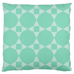 Mint Star Pattern Standard Flano Cushion Case (two Sides)