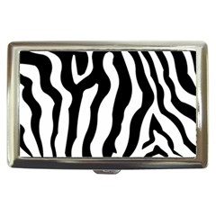 Zebra Horse Pattern Black And White Cigarette Money Case by picsaspassion