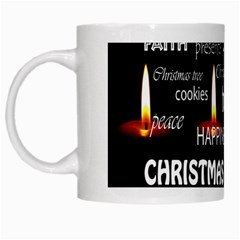 Candles Christmas Advent Light White Mugs by Wegoenart