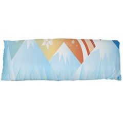 Winter Landscape Star Mountains Body Pillow Case Dakimakura (two Sides) by Wegoenart