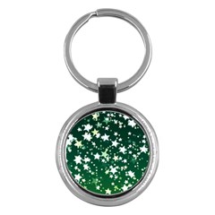 Christmas Star Advent Background Key Chains (round)  by Wegoenart