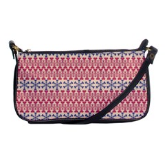 Christmas Pattern Vintage Shoulder Clutch Bag