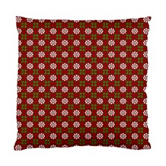 Christmas Paper Wrapping Pattern Standard Cushion Case (one Side) by Wegoenart