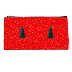 Christmas Time Fir Trees Pencil Cases by Wegoenart