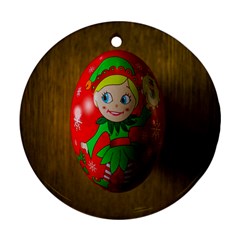 Christmas Wreath Ball Decoration Ornament (round)