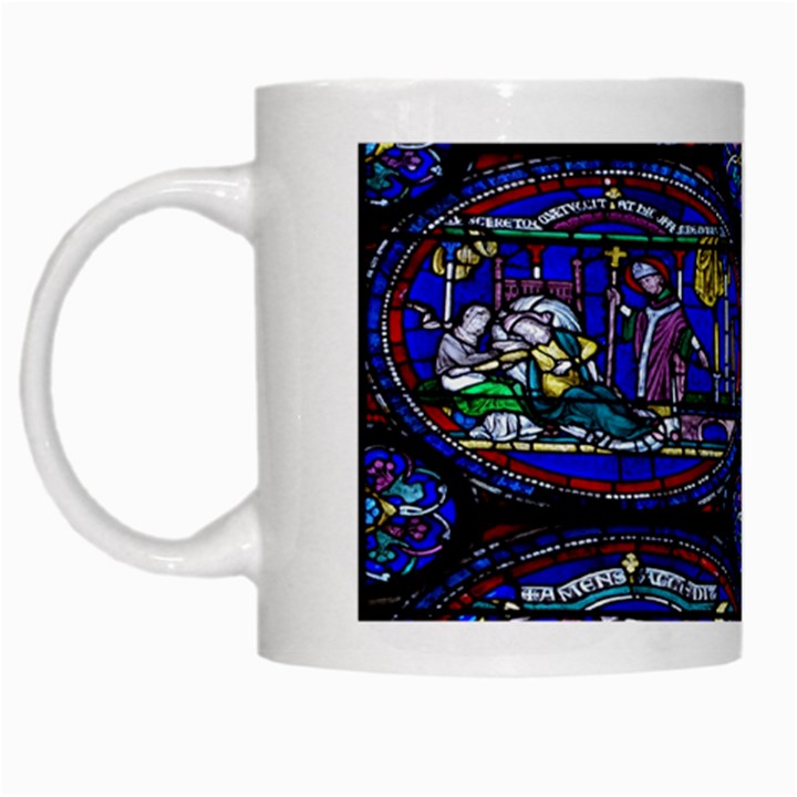 Church Window Canterbury White Mugs