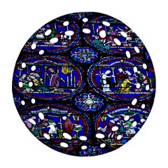 Church Window Canterbury Ornament (round Filigree) by Wegoenart