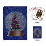 Christmas  Snow Playing Cards Single Design Back