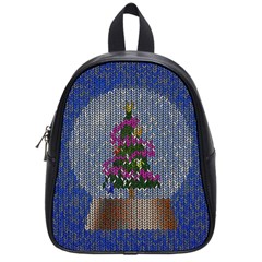 Christmas  Snow School Bag (small) by Wegoenart