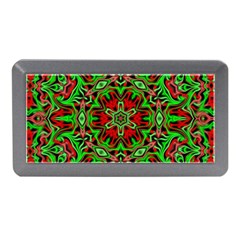 Christmas Kaleidoscope Pattern Memory Card Reader (mini) by Wegoenart