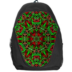 Christmas Kaleidoscope Pattern Backpack Bag
