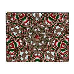 Christmas Kaleidoscope Cosmetic Bag (xl) by Wegoenart