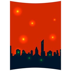 City Light Night Lights Evening Back Support Cushion by Wegoenart