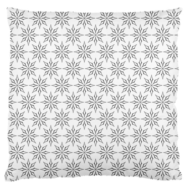 Ornamental Decorative Floral Standard Flano Cushion Case (One Side)