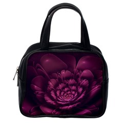 Fractal Blossom Flower Bloom Classic Handbag (one Side) by Wegoenart
