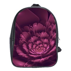 Fractal Blossom Flower Bloom School Bag (xl) by Wegoenart