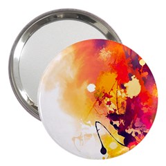 Paint Splash Paint Splatter Design 3  Handbag Mirrors