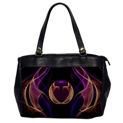 Fractal Glass Ball Bright Sphere Oversize Office Handbag by Wegoenart