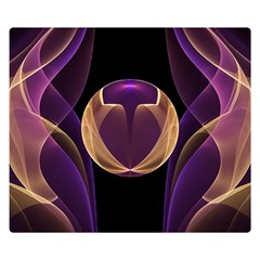 Fractal Glass Ball Bright Sphere Double Sided Flano Blanket (small)  by Wegoenart