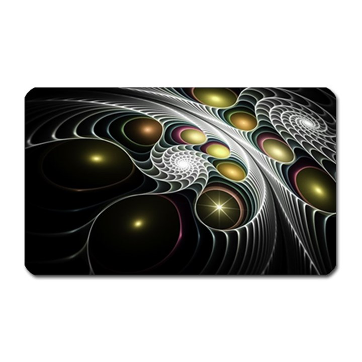 Fractal Bulbs Fantasy Curve Magnet (Rectangular)