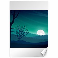 Landscape Wallpaper Background Canvas 12  X 18 