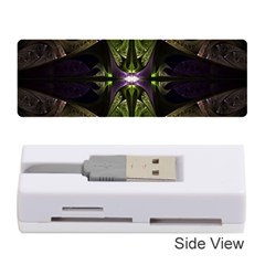 Fractal Green Tin Pattern Texture Memory Card Reader (stick)