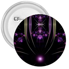 Fractal Purple Elements Violet 3  Buttons
