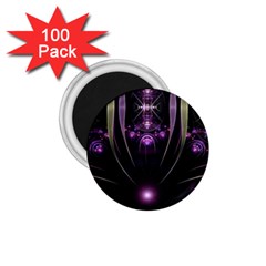 Fractal Purple Elements Violet 1.75  Magnets (100 pack) 