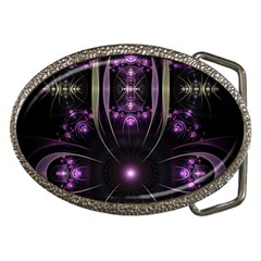 Fractal Purple Elements Violet Belt Buckles