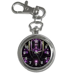 Fractal Purple Elements Violet Key Chain Watches