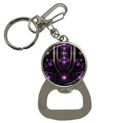 Fractal Purple Elements Violet Bottle Opener Key Chains