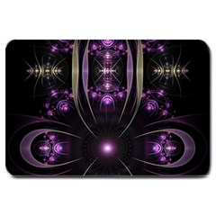 Fractal Purple Elements Violet Large Doormat 