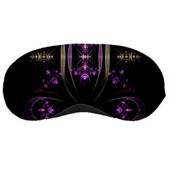 Fractal Purple Elements Violet Sleeping Masks
