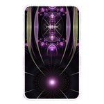 Fractal Purple Elements Violet Memory Card Reader (Rectangular) Front