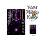 Fractal Purple Elements Violet Playing Cards 54 (Mini) Front - Joker1