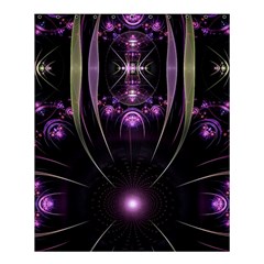 Fractal Purple Elements Violet Shower Curtain 60  x 72  (Medium) 