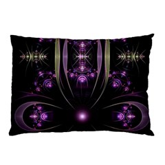 Fractal Purple Elements Violet Pillow Case (Two Sides)