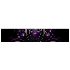 Fractal Purple Elements Violet Small Flano Scarf