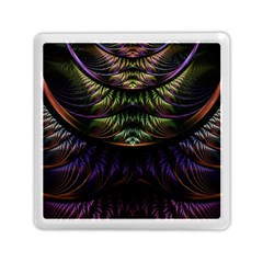 Fractal Colorful Pattern Fantasy Memory Card Reader (square) by Wegoenart