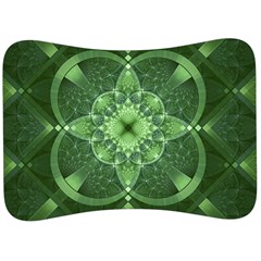 Fractal Green St Patrick S Day Velour Seat Head Rest Cushion by Wegoenart